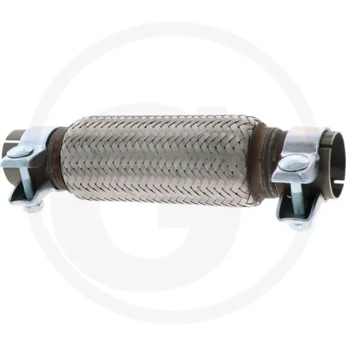 Flexibele buisverbinding 300mm (Ø50,5mm) (met sleuf en klemmen) Gratis Verzending