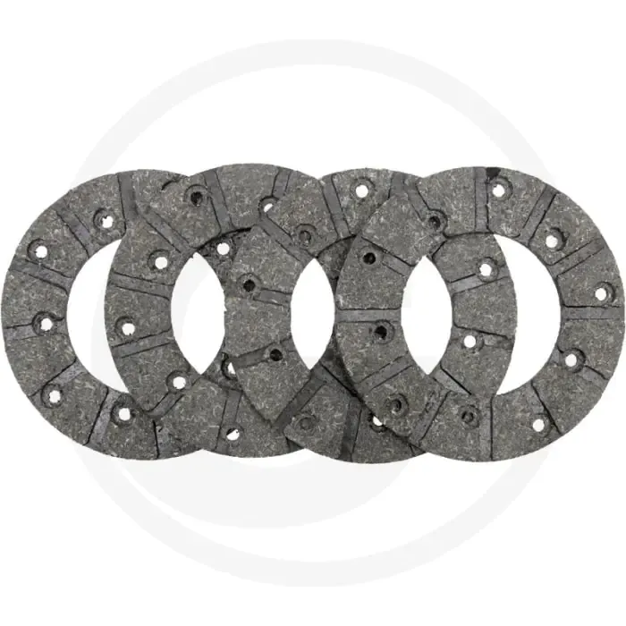 Remvoering (Voor voetrem ; Ø: 127 mm ; 4 stuks ; met klinknagels) Favoriet