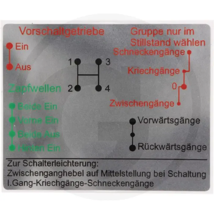 Rechtstreeks Van De Fabrikant Sticker (schakelschema)