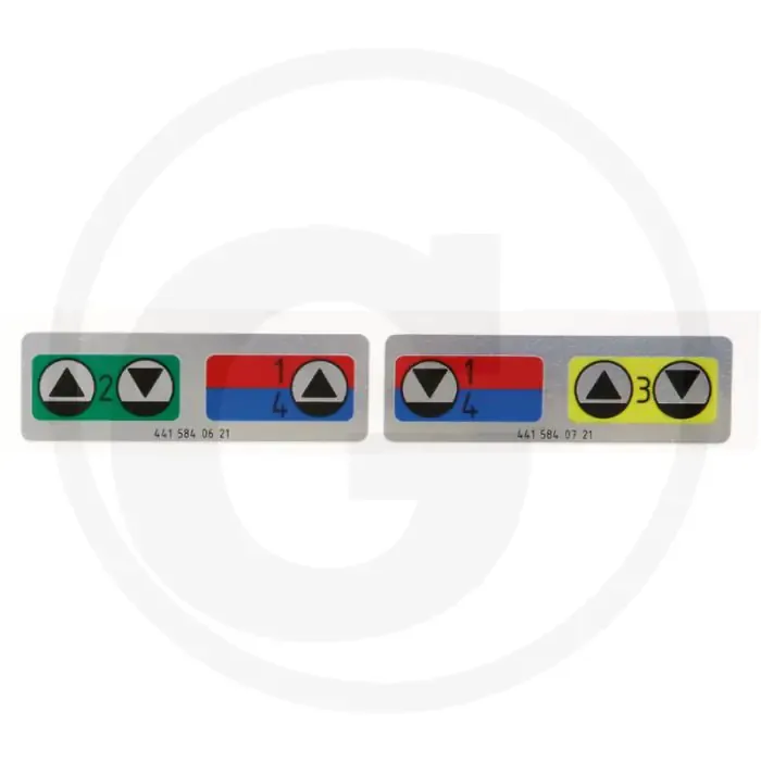 Sticker - Trekkertype: Trac 700, 800, 900, 1000, 1100 Merkproduct