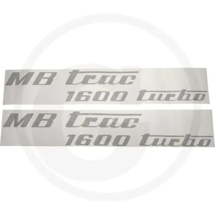 Goedkoop Stickerset (Trac 1600 turbo, olijfgroen, links en rechts)
