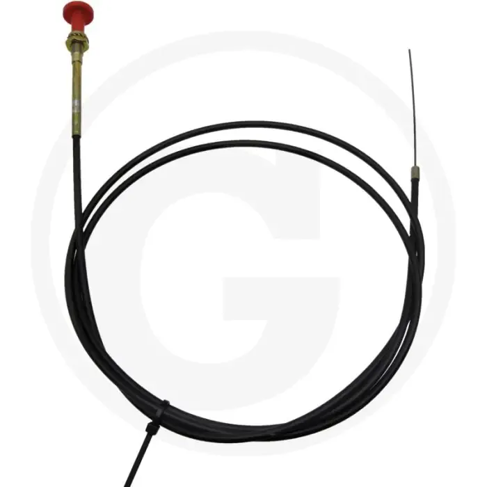Stopkabel (De stopkabel moet aangepast worden.) Op = Op