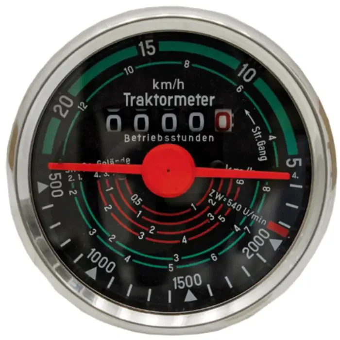 Favoriet Tractormeter (Draairichting links 20 km/u Inbouwmaat Ø: 80 mm)