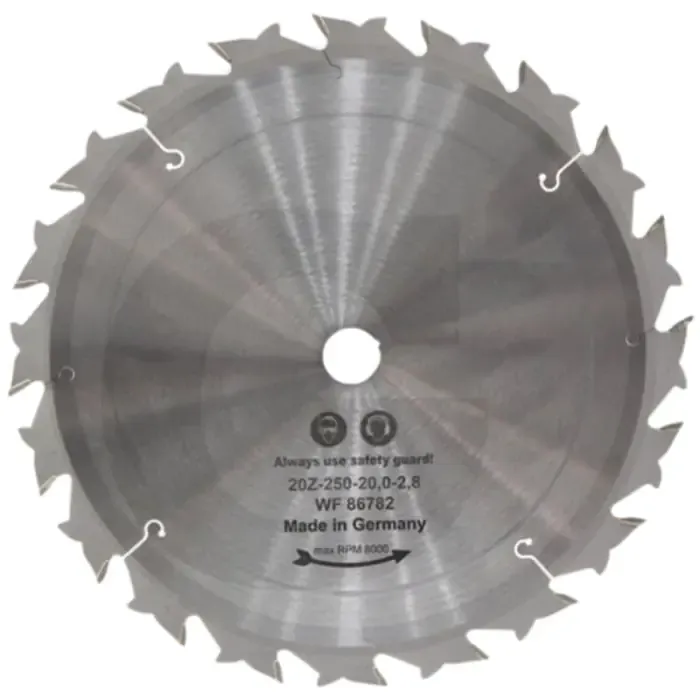 Korting Bosmaaiermes 20-tands 250mm (1,8mm) - 20mm gat