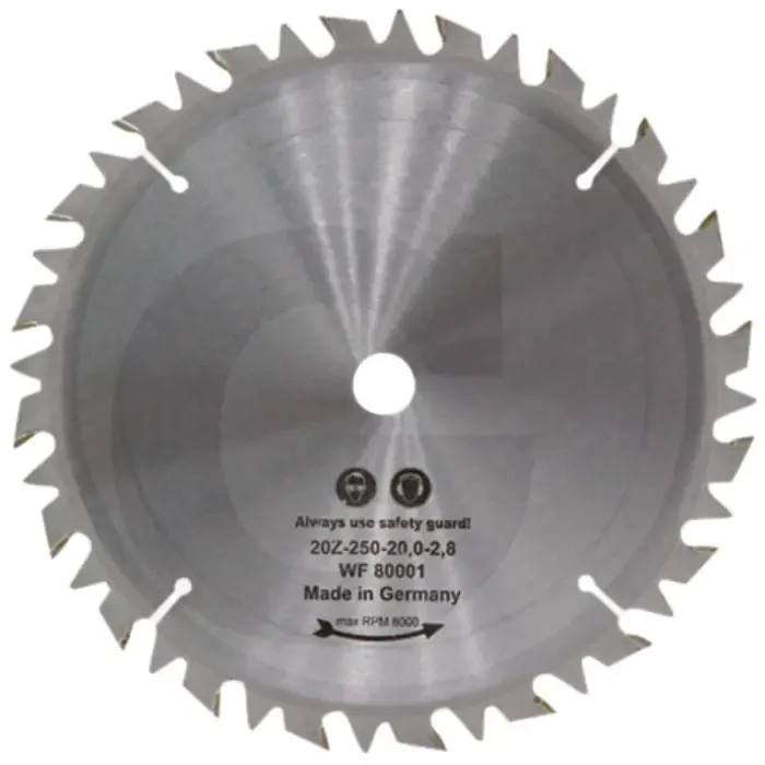 Koop Online Bosmaaiermes 20-tands 250mm (1,8mm) - 20mm gat