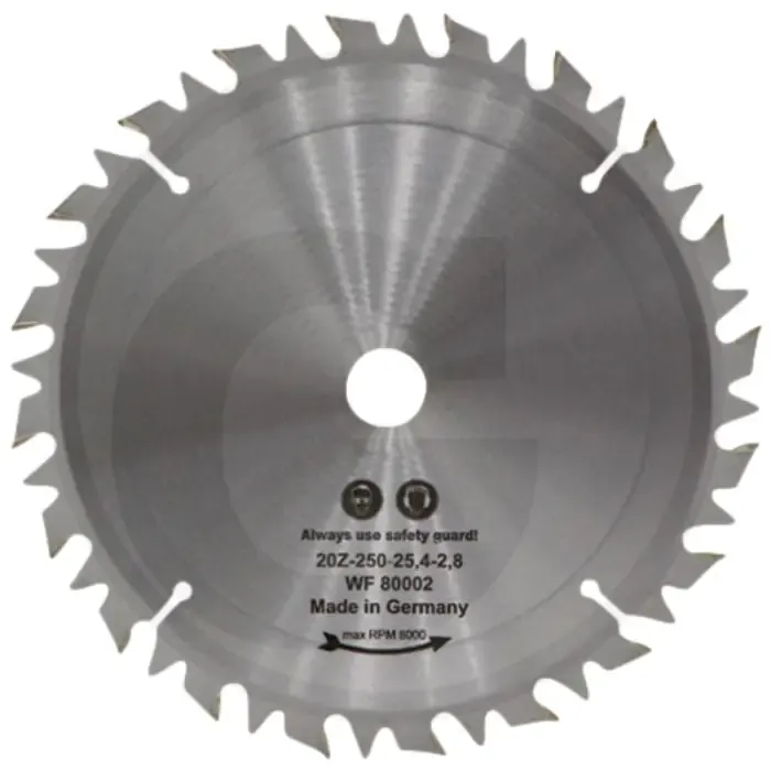 Bosmaaiermes 20-tands 250mm (1,8mm) - 25,4mm gat Snelle Levering