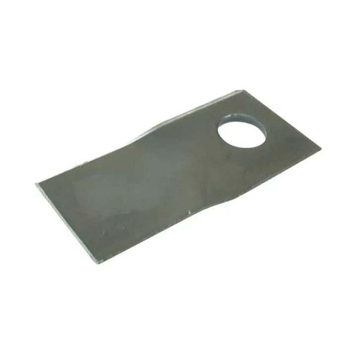 Cyclomesje - Gedraaid Mes, Bovenkant Scherp en Recht - 96 x 48x4mm - Gat Ø19mm - Rechts - Vervanging voor Claas, Krone Gratis Verzending