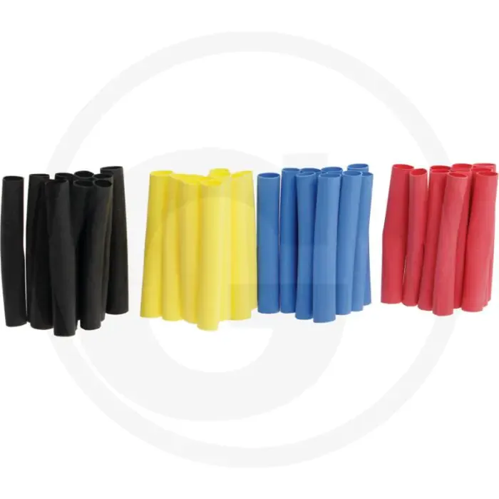 Snelle Levering Krimpkous 40 stuks Ø 4,8-2,4mm 2:1 Zwart/Oranje/Rood/Blauw