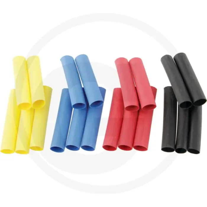 Weekendaanbieding Krimpkous 6,4-3,2mm 40mm Zwart/Oranje/Rood/Blauw 20st 2:1