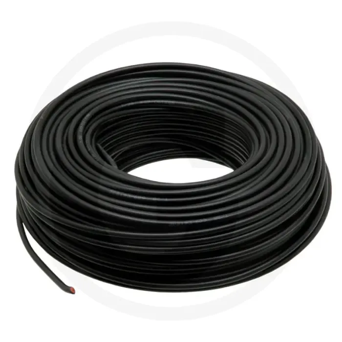 Kunststof kabel 1-aderig 2,5mm² zwart 50m FLYY Premium