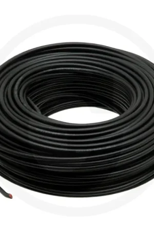 Kunststof kabel FLYY 1x1,5 mm² PVC zwart 50 m Betrouwbaar