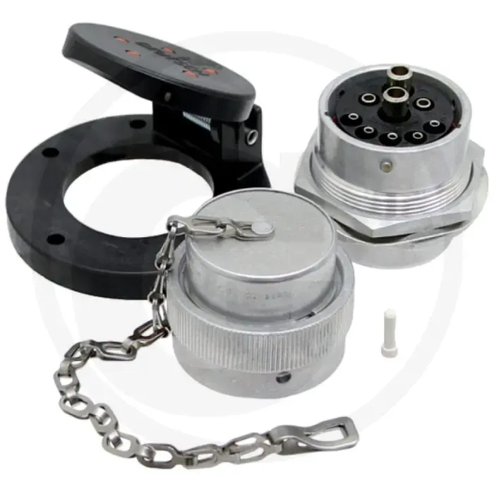 Meest Verkocht MüllerElektronik ISOBUS stekkerdoos 9 polen 2x10mm² ISO 11783-2