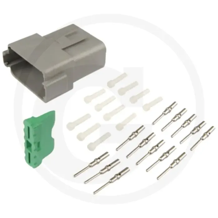 Dagaanbieding Stekkerdoos 12 polen IP68 penstekker met afdichting