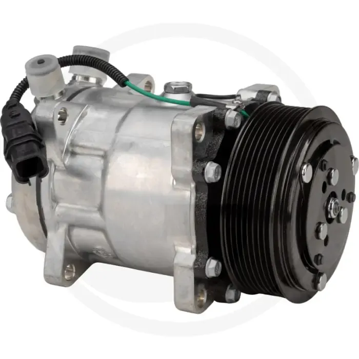 Hoge Kwaliteit Aircocompressor 24V R134a PAG46 Poelie 119mm PV8