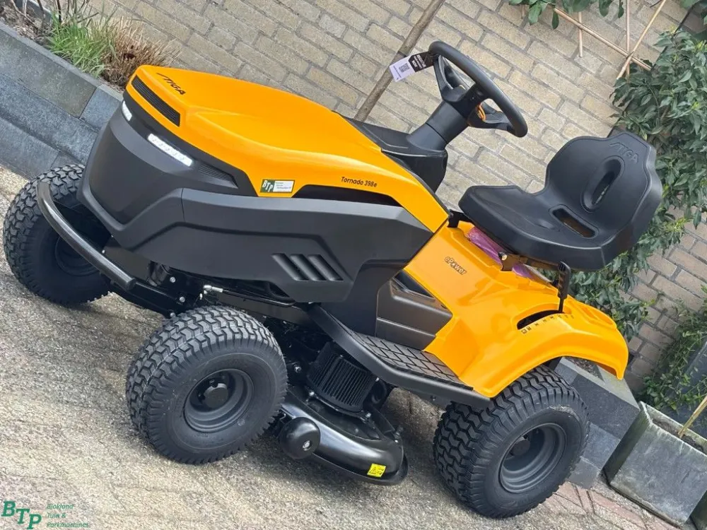 Stiga elektrische accu zitmaaier 398e mulch en zij-uitworp Direct Verzonden