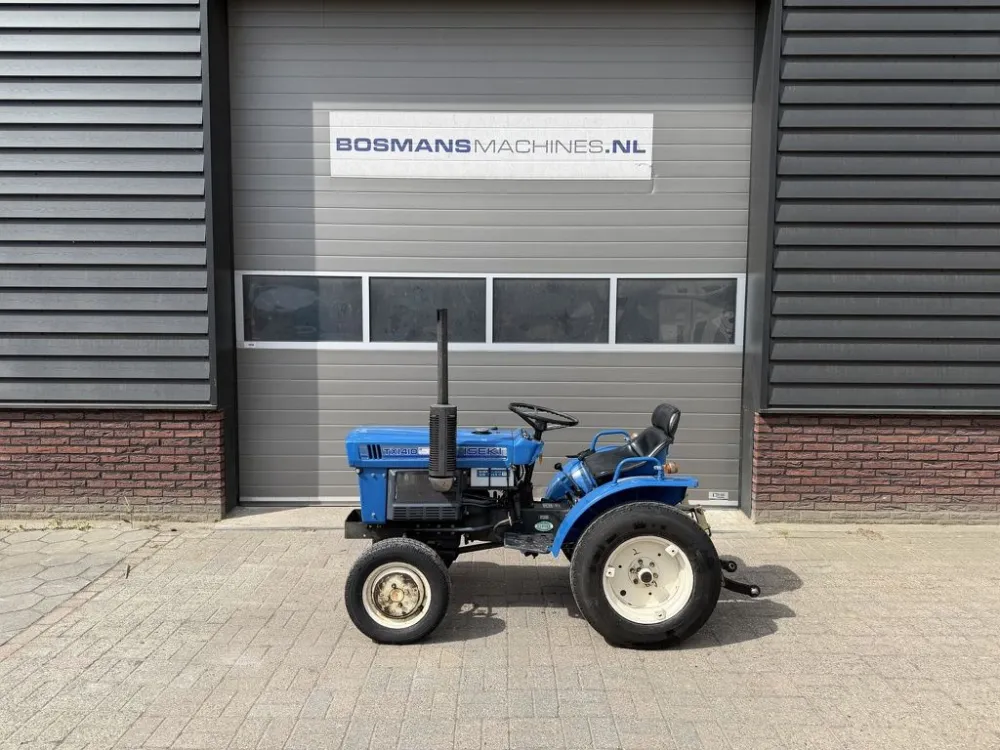 Uitverkoop Iseki TX1410 4WD minitractor op gazonbanden