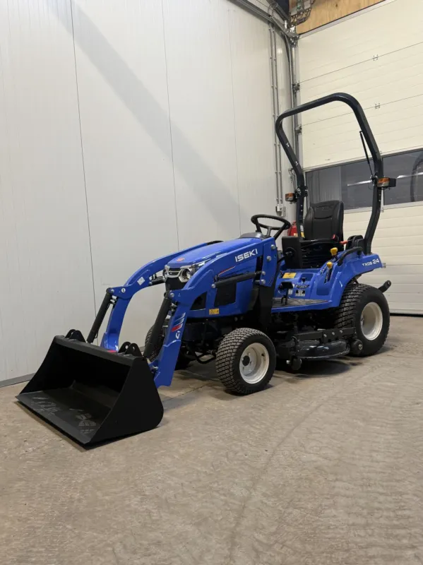 Iseki txgs24 met voorlader demo ! Korting