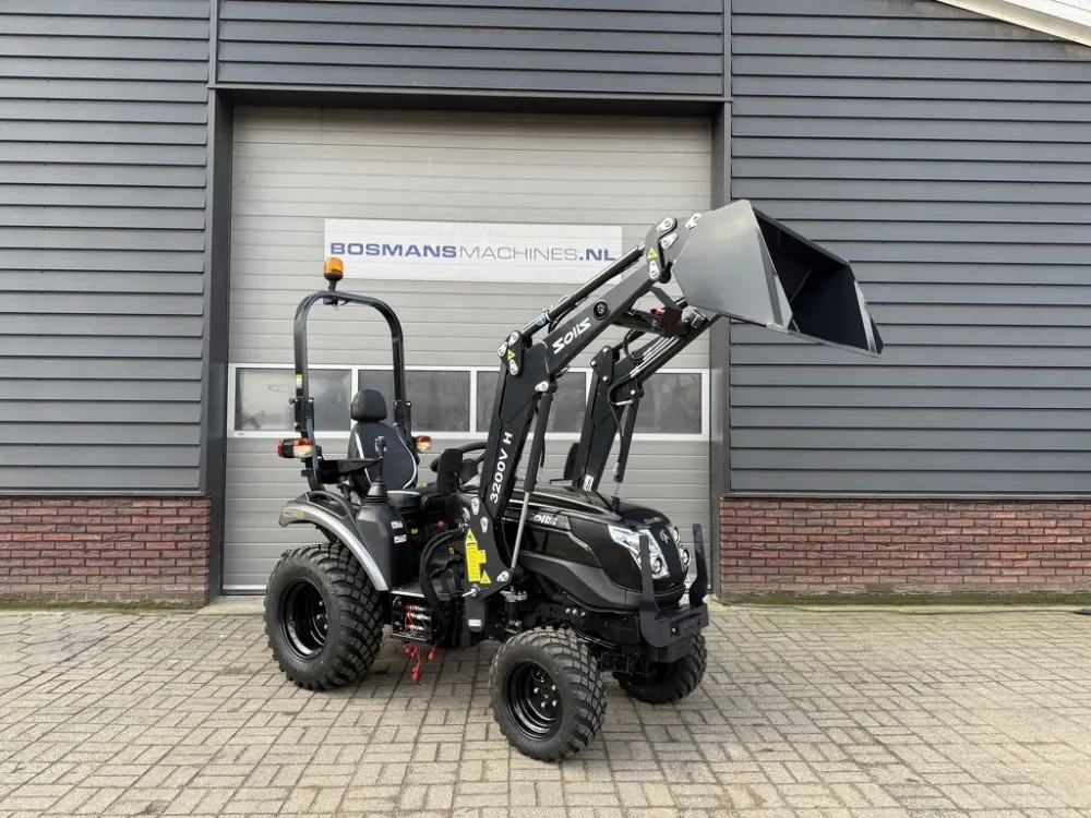 Nu Kopen Solis 26 HST BLACK EDITION minitractor NIEUW met frontlader