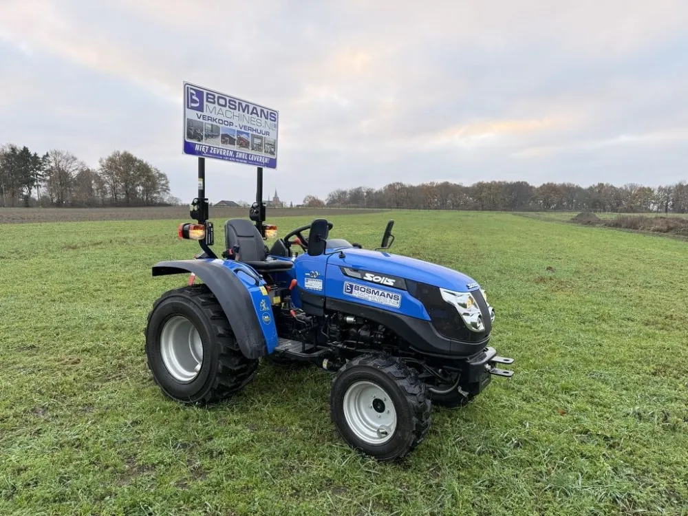 Dagaanbieding Solis 20 4WD minitractor DEMO met stuurbekrachtiging / industriebanden