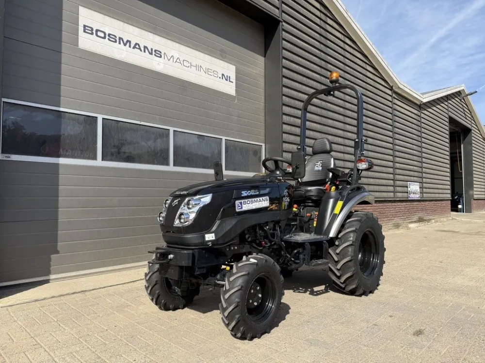 Solis 26 HST minitractor NIEUW black edition / brede agri banden Gecertificeerd