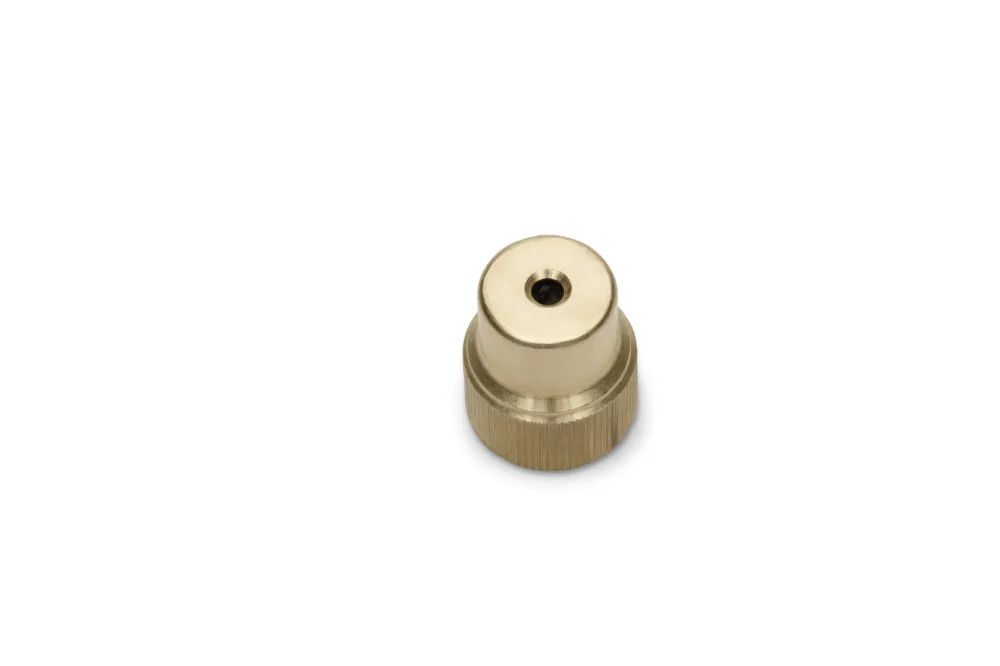 Holle conische mond, messing, 2,5 mm Koopje