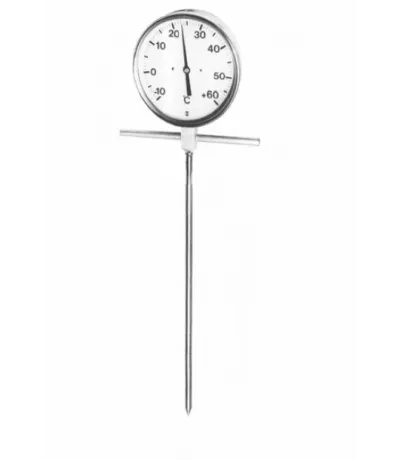 Aardappelkuil steekthermometer -10/+60 gr. 1.00m Laatste Kans