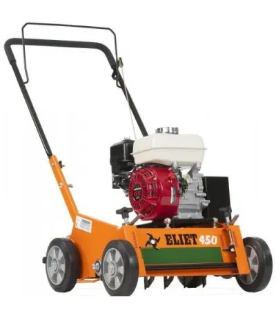 Tijdelijk Beschikbaar Eliet 450 VM Verticuteermachine Honda GX160 Vaste messen