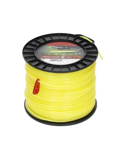 Gecertificeerd Maaidraad geel Ø4 mm 158 meter rond
