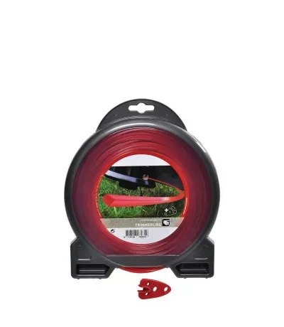 Fabrieksprijs Maaidraad vierkant Ø3.3 mm 36 meter rood