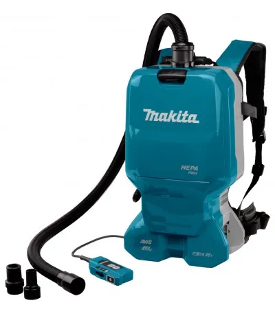 Gecertificeerd Makita 2x18v Rugstofzuiger DVC665ZU zonder accu en lader