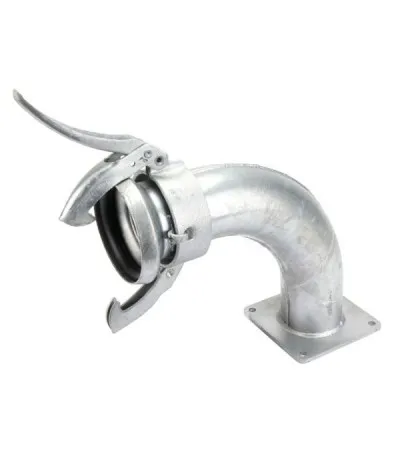 Beste Prijs KKM 4" + flens+bochtstuk 90°