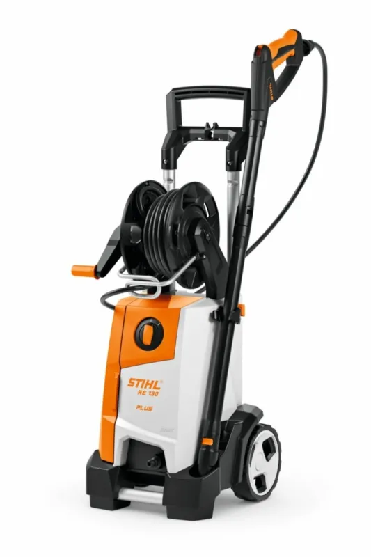 Beperkte Voorraad Stihl RE 130 plus hogedrukreiniger met haspel en terrasreiniger