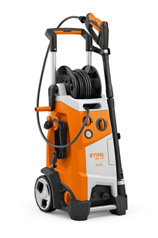 Op = Op *Stihl RE 170 plus hogedrukreiniger met haspel