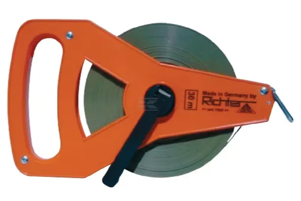 Richter landmeter 50 m glasvezel band Flitsaanbieding